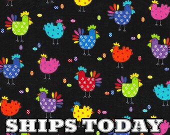 wallpapers Chicken Print Fabric chicken print fabric etsy
