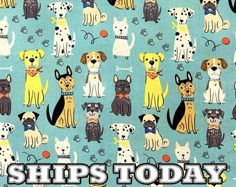 1//2 Yard X 44 Pink /& Blue Dachshund Dogs on Black Cotton Fabric 1//2 Yard Great for Quilting, Sewing, Craft Projects, Quilt, Throw Pillows, Dog Bandana /& More