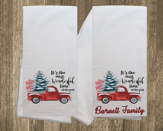 Personalized Cat Christmas Dish Towel, Personalized Kitchen Towels, Custom  Holiday Towel, Christmas Tea Towel, Holiday Dish Towel