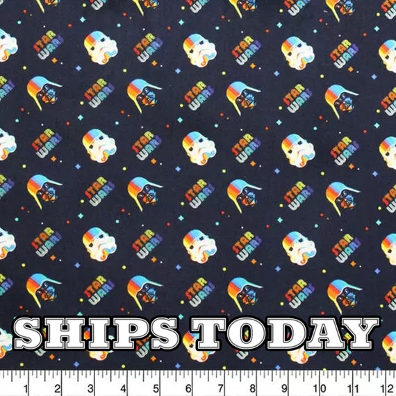Star Wars Empire Helmets Rainbow 100% Cotton Fabric, Fat Quarter, By The  Yard Stormtrooper Darth Vader Cotton Fabric Purse Quilt Ships Today