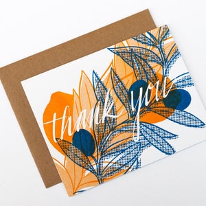 Cartes de remerciement - Olive + Citron - Cadeau enseignant, Cadeau hôtesse