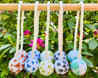 Butterfly Ladder Ball Bolas, Ladder Toss Bolas, Replacement Dinosaur Bolas for Redneck Golf, Lawn Game Paw Golf Ball Bolas, Outdoor Games