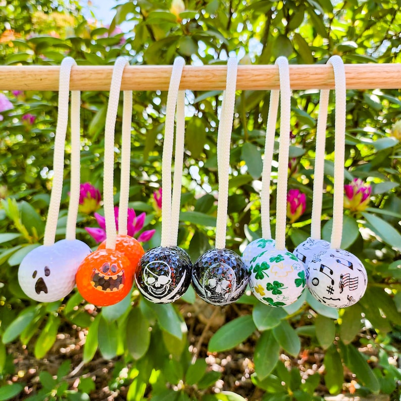 Six Ladder Ball Bolas, Ladder Toss Bolas, Replacement Bolas for Redneck Golf, Golf Ball Bolas, Outdoor Games, Lawn Game Golf Ball Toss image 8