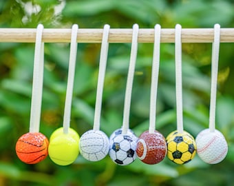 Sports Ladder Ball Bolas, Ladder Toss Bolas, Replacement Football Bolas for Redneck Golf, Lawn Game Soccer Golf Ball Bolas, Outdoor Games