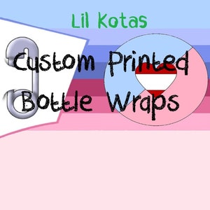 Bottle Add On:  Custom Printed Stickers & Wraps (Bottle Sold Separately)