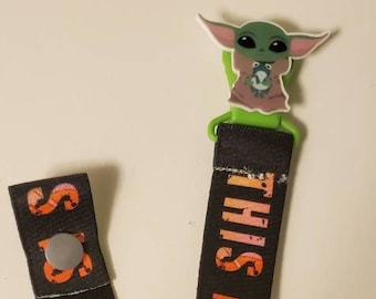 Accessory Leash: Ribbon Lanyard with Plastic Snaps