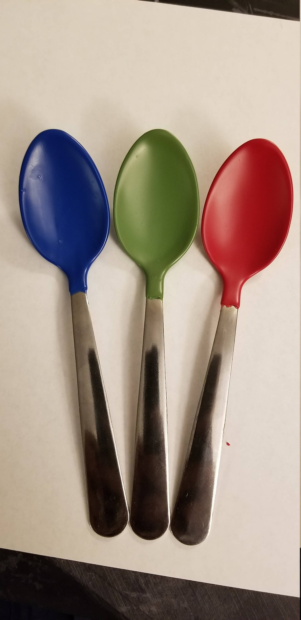 Extra Large Plastic Tipped Dinner Spoon 1 Tbsp or Teaspoon Etsy