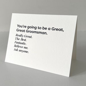 Carte de proposition de garçon d'honneur drôle inspirée de Trump, carte de proposition amusante Be My Best Man, boîte de proposition de garçon d'honneur, cadeau unique du marié, mariage