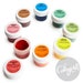 8 - Powder Food Coloring Kit - (Includes Pro Uses by Cakegirls) 4 gram/jar - Red Orange Yellow Green Blue Pink Macaroon 