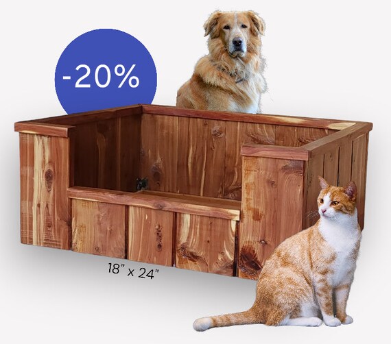 Dog Bed Cedar Personalized Etsy UK