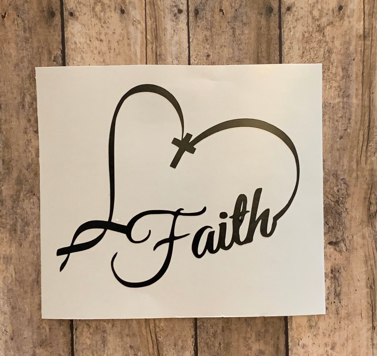 Faith Decal Etsy