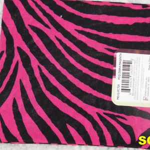 SQ09~Pink Zebra~1 & 1 1/2&quot; Collars~Standard~Martingale~Tag Collars~Any Style~Any Size~Machine Wash~Silver Metal~Plastic Clasp on Standard~