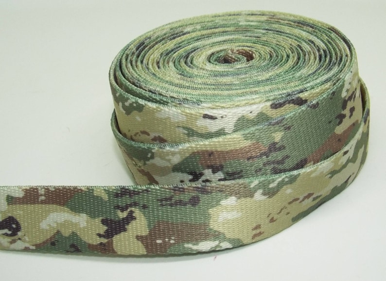 PW03~1" Mountain Viper Camo~Printed Polyester Webbing~1" Standard~Martingale~Tag Collars~1" Matching Set~Metal Hardware~Plastic Clasp~ image 2