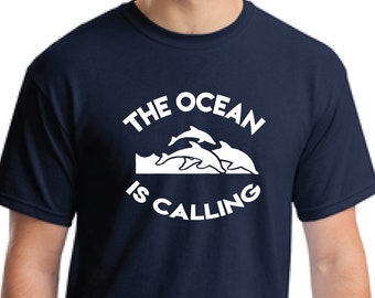 Ocean t-shirt-Husband gift t-shirt-Anniversary gift husband-Softstyle t-shirt-Hubby gift t-shirt--Wife gift for husband-men's Birthday