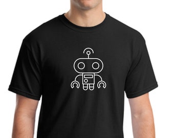 Robot t-shirt Gift-Gift man-gift Son-gift Dad-Sci-Fi cadeau t-shirt-vaderdagcadeau-Comic Con shirt-Funny t-shirt-heren geschenk-Unisex