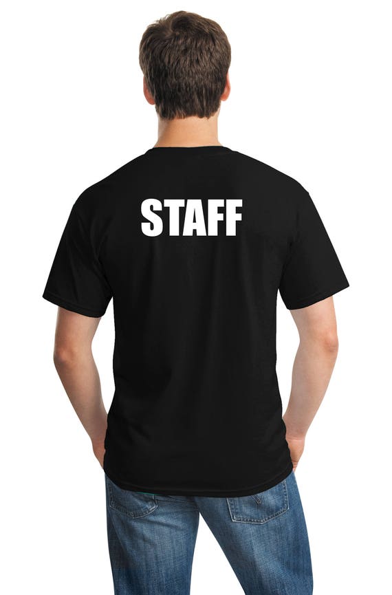 Staff T-shirt,event T-shirt, Work T-shirt, Church T-shirt, Concert