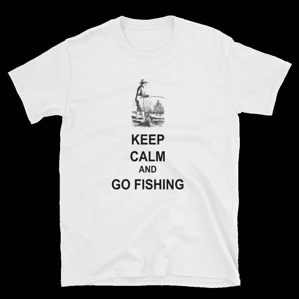 Keep Calm Go Fishing T-shirt-fishing Tee-sport Fishing T-shirt