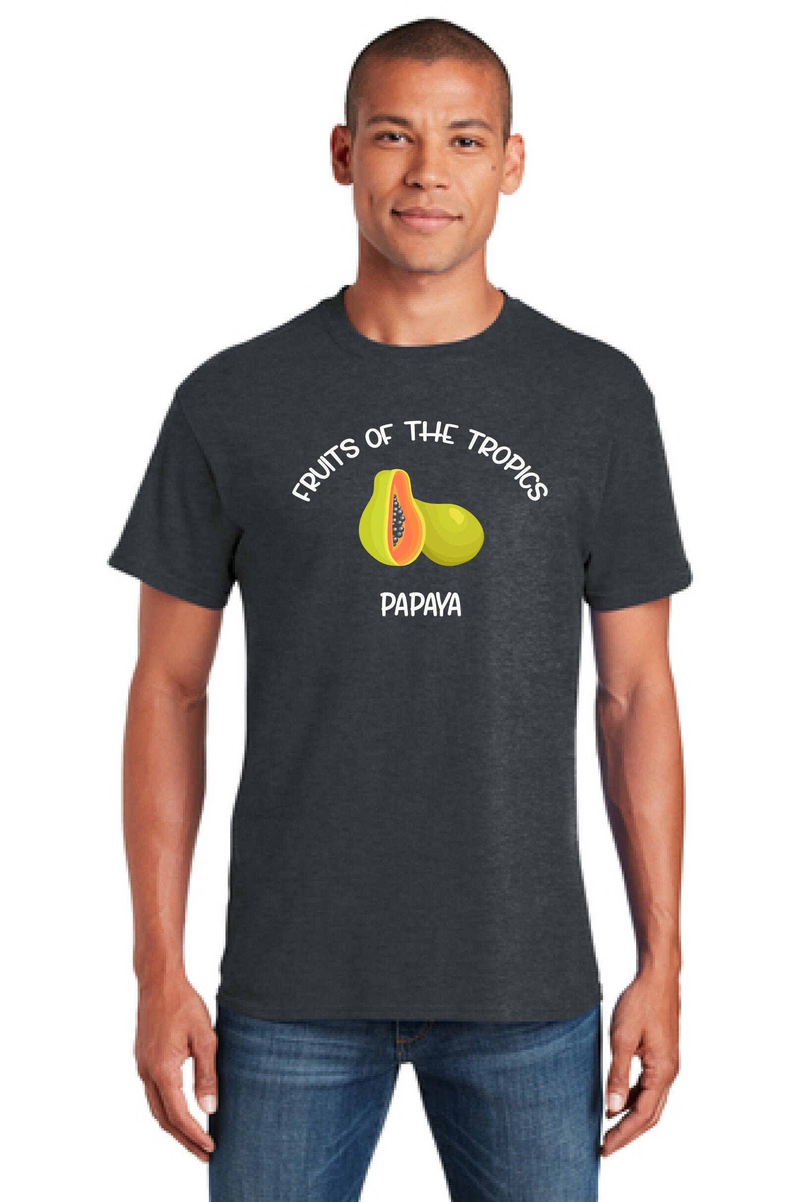Papaya TshirtGift dadDad shirt Dad TshirtTropical Fruits Etsy