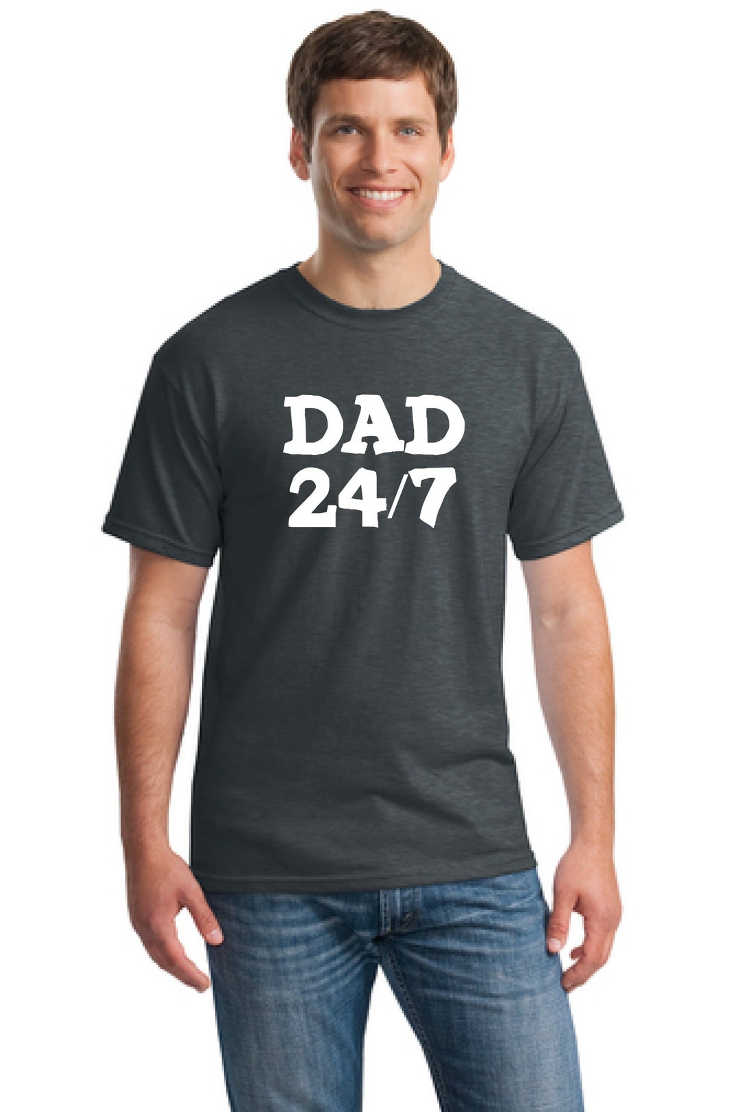 Gift Husband-gift Dad father T-shirt gift for Dad-dad 24/7 - Etsy