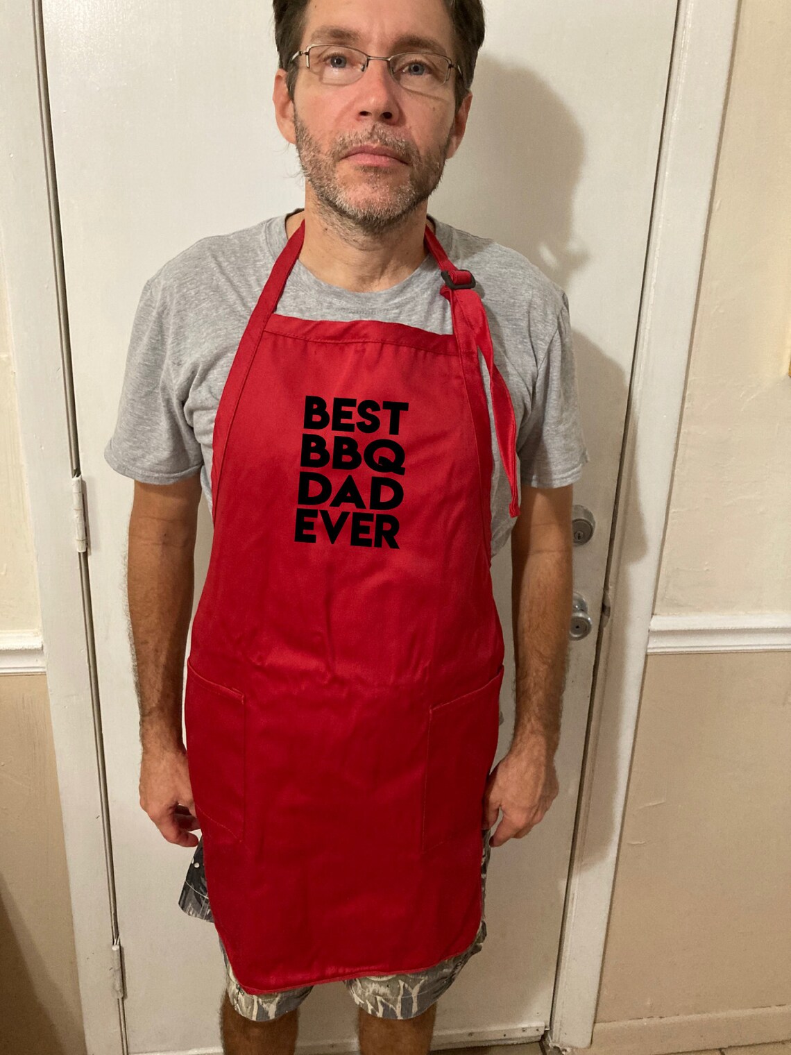 Apron gift for dadCooking apron BBQ apron gift Best BBQ dad Etsy