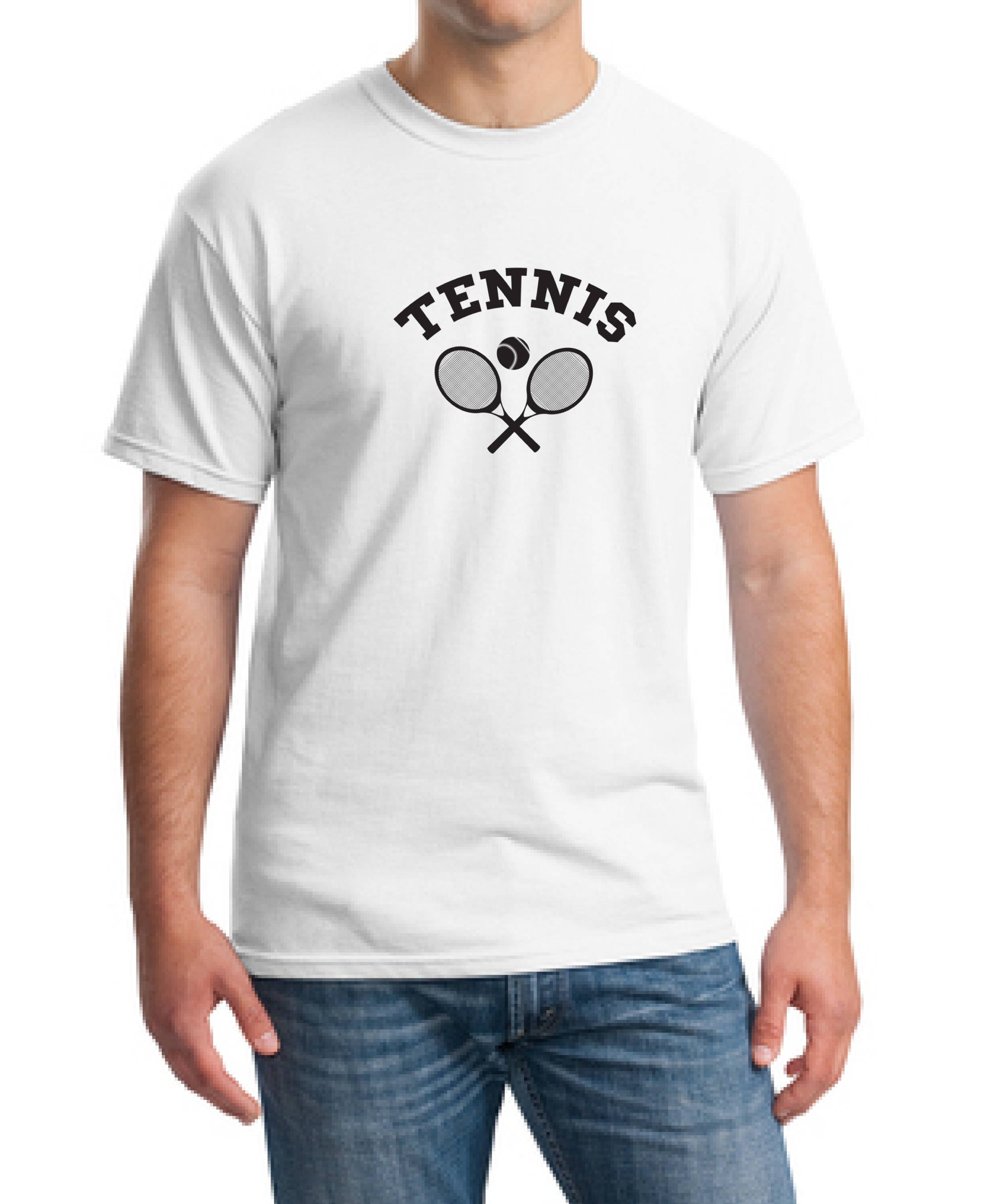 Tennis White Tshirtunisex Tshirttennis Shirtgift Tshirtsports T