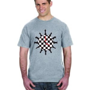 Chess Time Clock T-Shirt-Chess shirt-Chess Tees-Checkmate Tshirts-Hobby Tshirt
