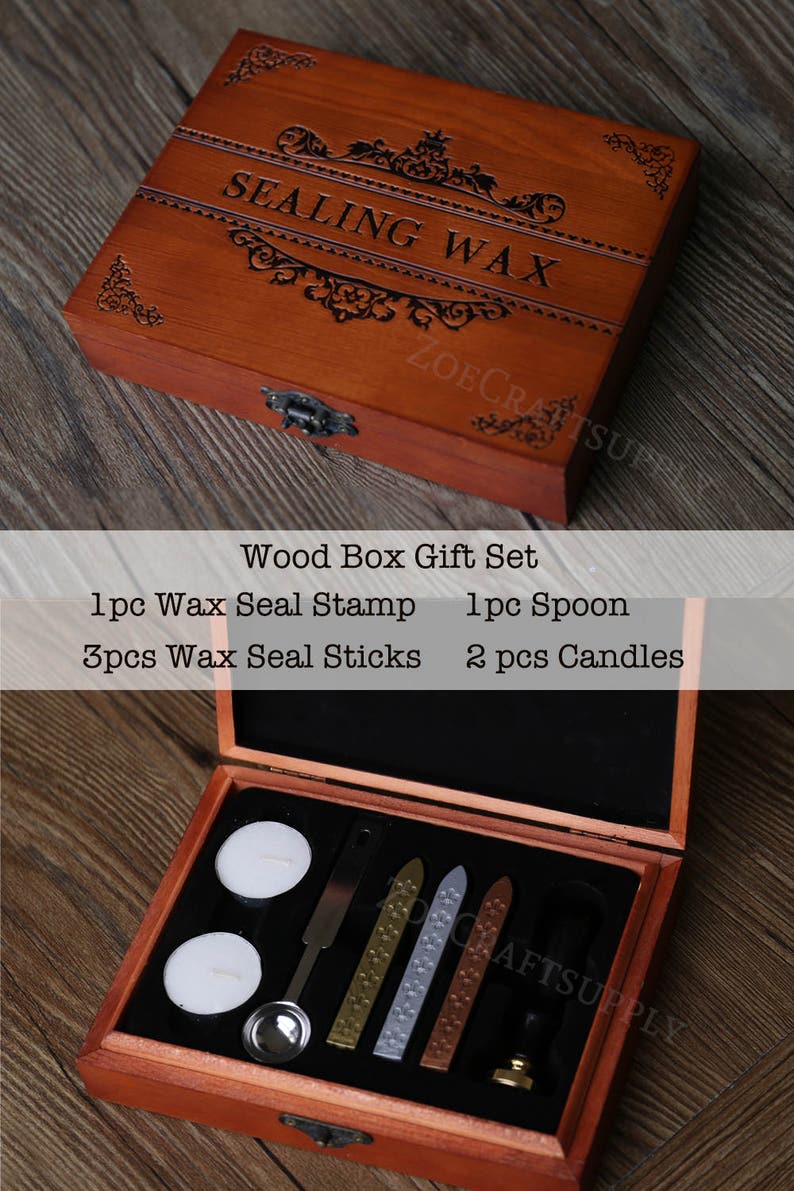 Sun and Moon wax seal stampSun and Moon sealing stamp wax sealing kit Custom wedding sealsinvitation seal
