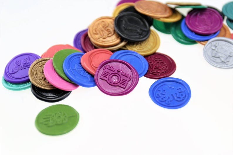 Custom double hearts Self Adhesive Wax Seals Personalized Initials wax seal stickersCustom Wax Seal StickersWedding wax seal stickers