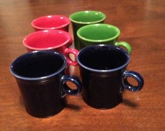 New Fiesta coffee cups multiple colors