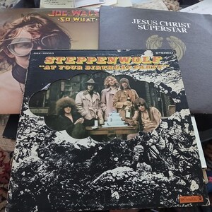 Classic Rock Vinyl Lot: Steppenwolf, Joe Walsh, Jesus Christ Superstar – Vinyl, Original Sleeves