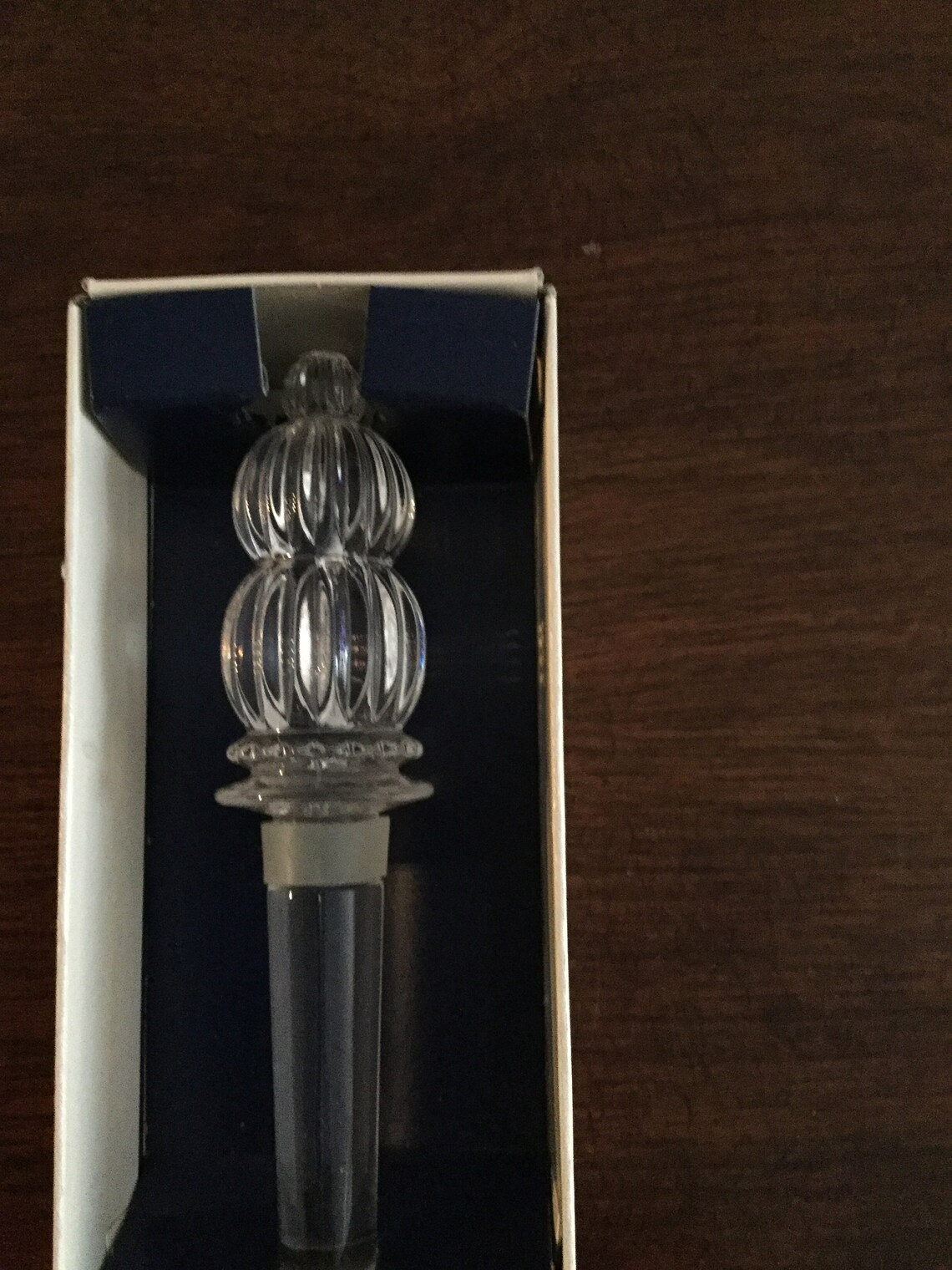 Mikasa wine Stopper Lead Crystal Monterey T8173/90 New in Box Etsy