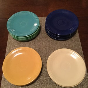 Fiesta 6 1/2” plates multiple colors 18 total