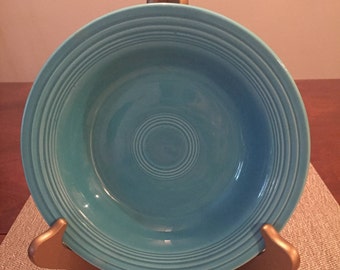 Vintage Fiesta 8 1/2 Inch  Deep Plate Soup Bowl