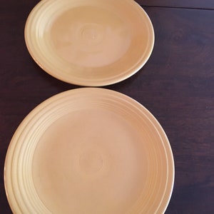 Fiesta 9 1/2”plates, one yellow left.