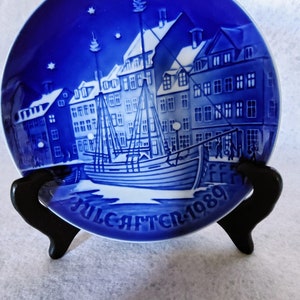Bing and Grondhal plate, Copenhagen Porcelain Made in Denmark &quot;Christmas in Anchorage&quot;