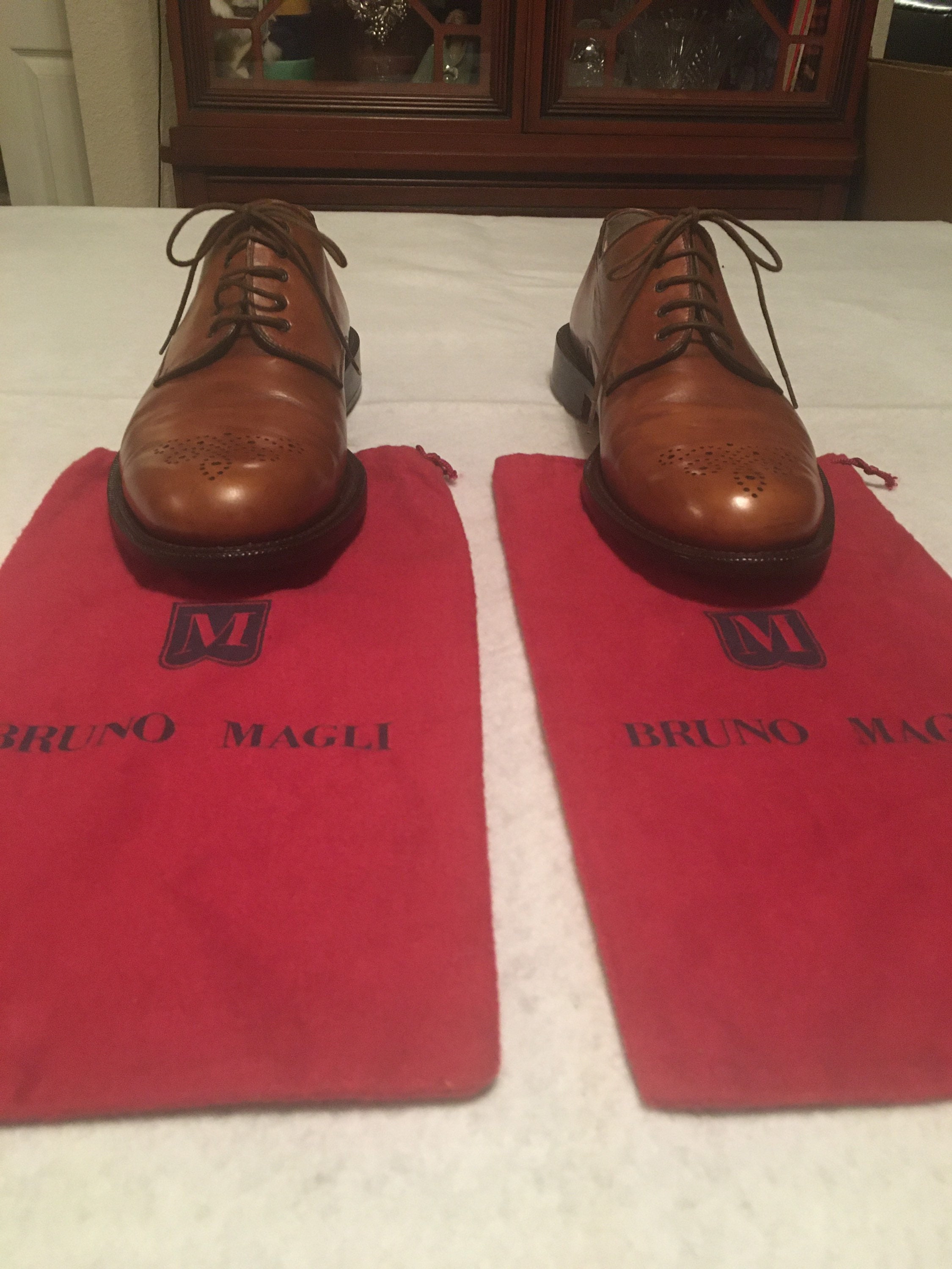 Bruno Magli Mens Dress Shoes. Made in 