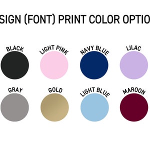 Puede incluir: Un gr&aacute;fico que muestra 12 opciones de color diferentes para dise&ntilde;os de impresi&oacute;n. Los colores son blanco, negro, rosa claro, azul marino, lila, espuma de mar, amarillo, gris, dorado, azul claro, granate y crema.
