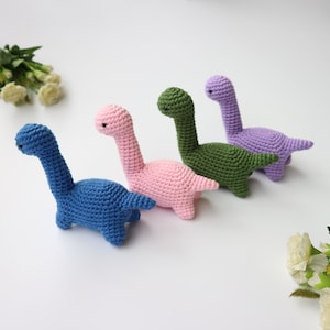 Mini dinosaur plush, Dinosaurs gift, Little stuffed dino, Dino birthday, Kawaii dinosaurs, Dragon plush, T rex plush toy, long neck dino toy