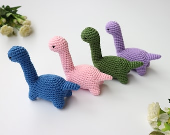 Mini dinosaur plush, Dinosaurs gift, Little stuffed dino, Dino birthday, Kawaii dinosaurs, Dragon plush, T rex plush toy, long neck dino toy