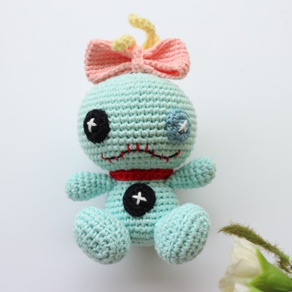 Mini Lilo and Stitch, Baby Mobile, Scrump Doll Crochet, Crochet Amigurumi  Disney From Lilo and Stitch, Baby Mobile,crochet Halloween Scrump 