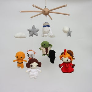 Space Crochet, Crochet Doll Amigurumi Galaxy mobile,Galactic Villain Doll, Amigurumi members of Star Friends CollectionChristmas gift.