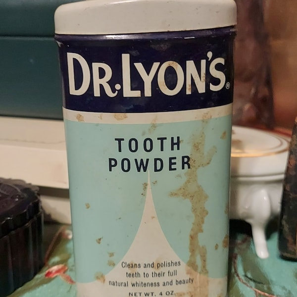 Vintage Dr. Lyon's Tooth Powder Tin