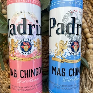 Madrina and padrino tumbler cups