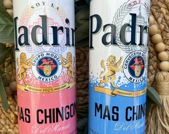 Madrina and padrino tumbler cups