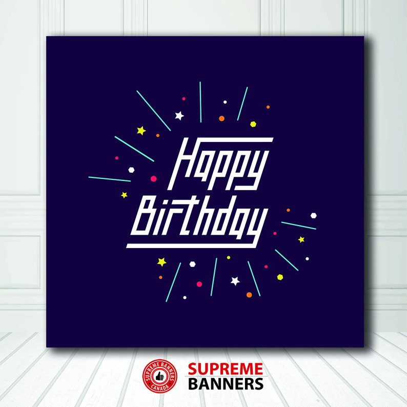 FREE SHIPPING Customize Birthday Photo Backdrop Game Style Photo Booth Backdrop Birthday Backdrop DigitalVinyl Printed Product