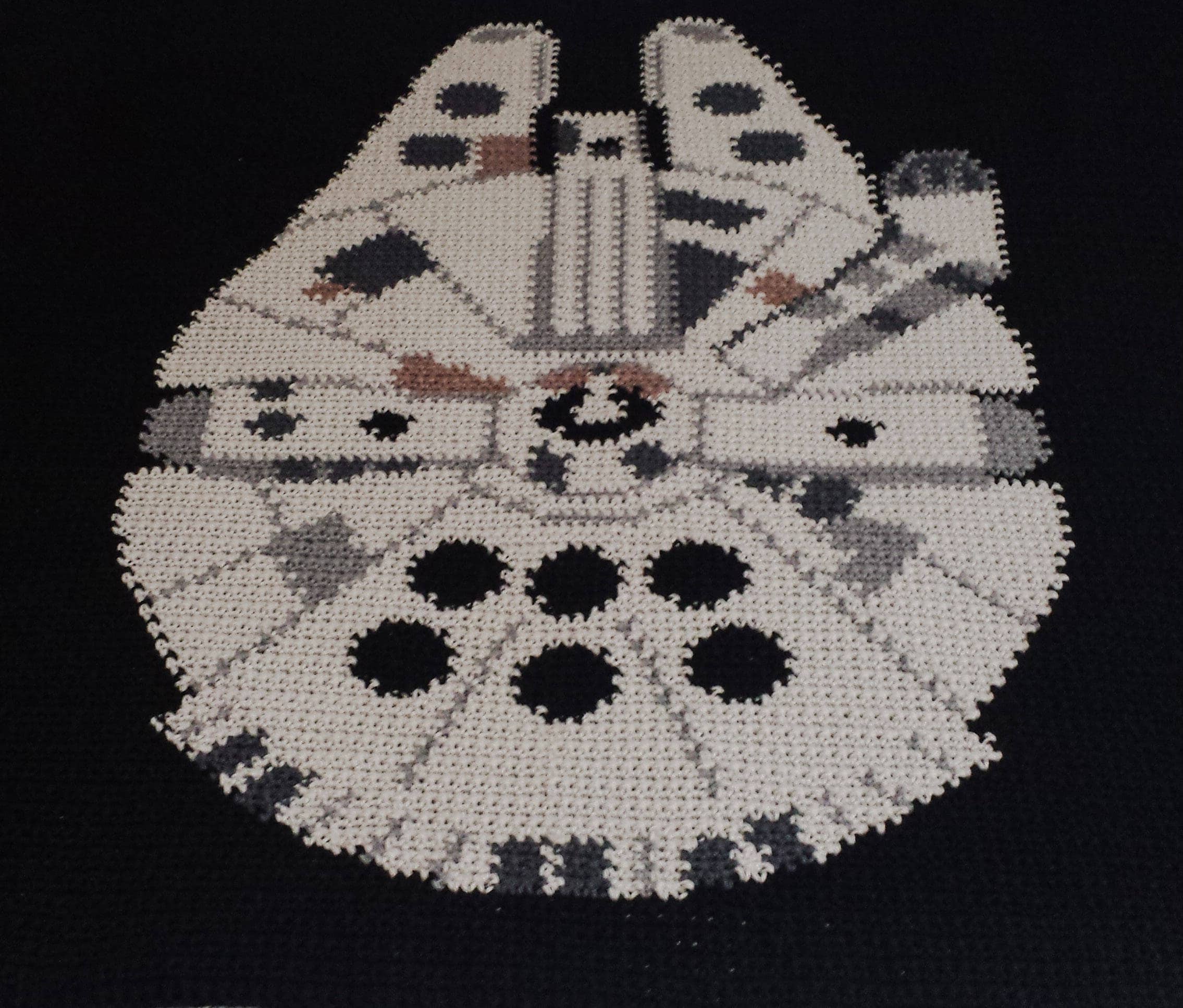 Crochet Pattern Star Wars Millennium Falcon Afghan PDF Instant Download Etsy Canada
