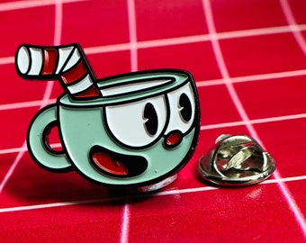 Cuphead Enamel Lapel Pin - Cuphead: Don't Deal with the Devil