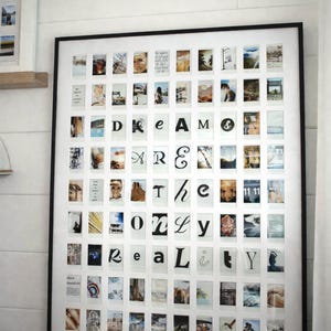 Large Instax Mini Photo Mat for Any Size Frame 3 - 81 Photos