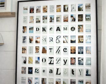 Large Instax Mini Frame for Multiple Photos: Photo Mat for Any Size Frame 3 - 81 Photos