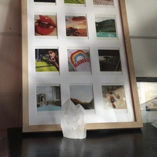 11 "x 17" 12 Photo Instax Square NUR MAT (bringen Sie Ihren eigenen Rahmen mit) Multi Photo Frame | Coole Geschenkideen | Wandkunst | Galerie-Wand | Collage